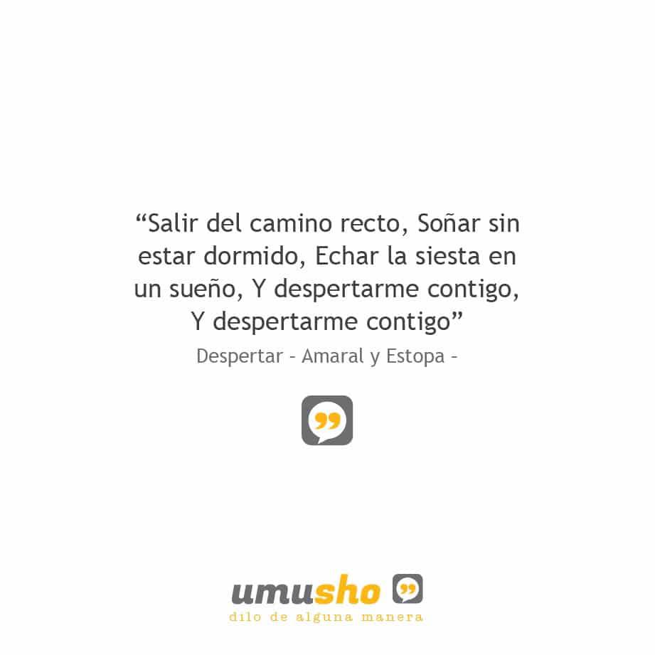 Despertar - Amaral y Estopa -