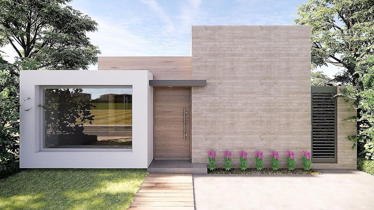 Casas de un piso minimalistas