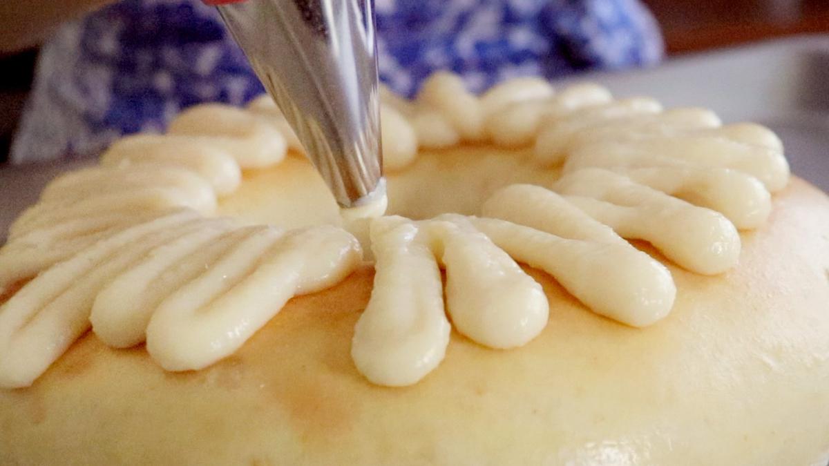 crema pastelera rosca pascua