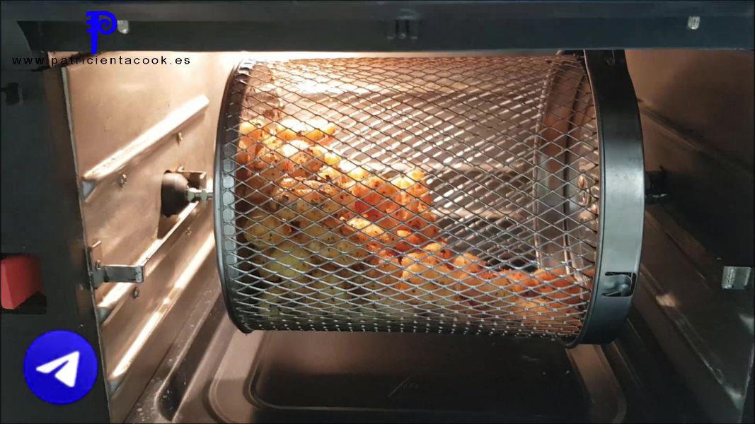 gnocchi o ñoqui en freidora de aire 9 en 1 de lidl