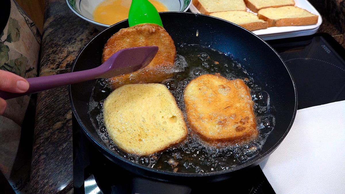 PASTEL DE TORRIJAS CON FLAN, ESPECIAL SEMANA SANTA - Loli Domínguez - Foto 6