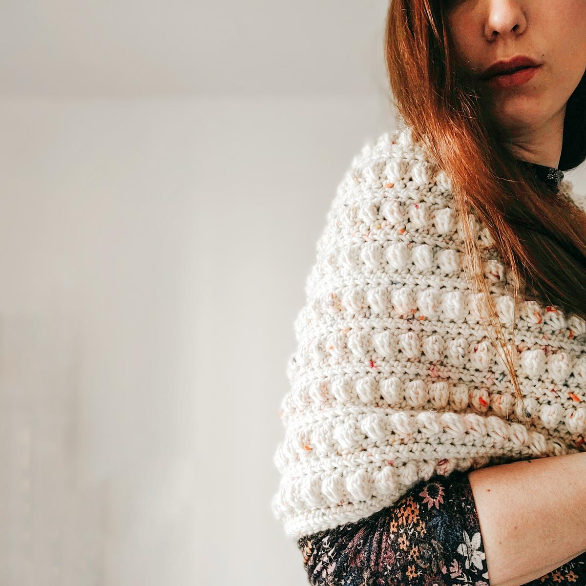 chal a crochet triangular