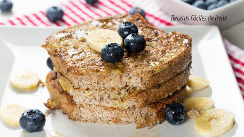 receta de tostadas francesas o torrijas francesas o pain perdu