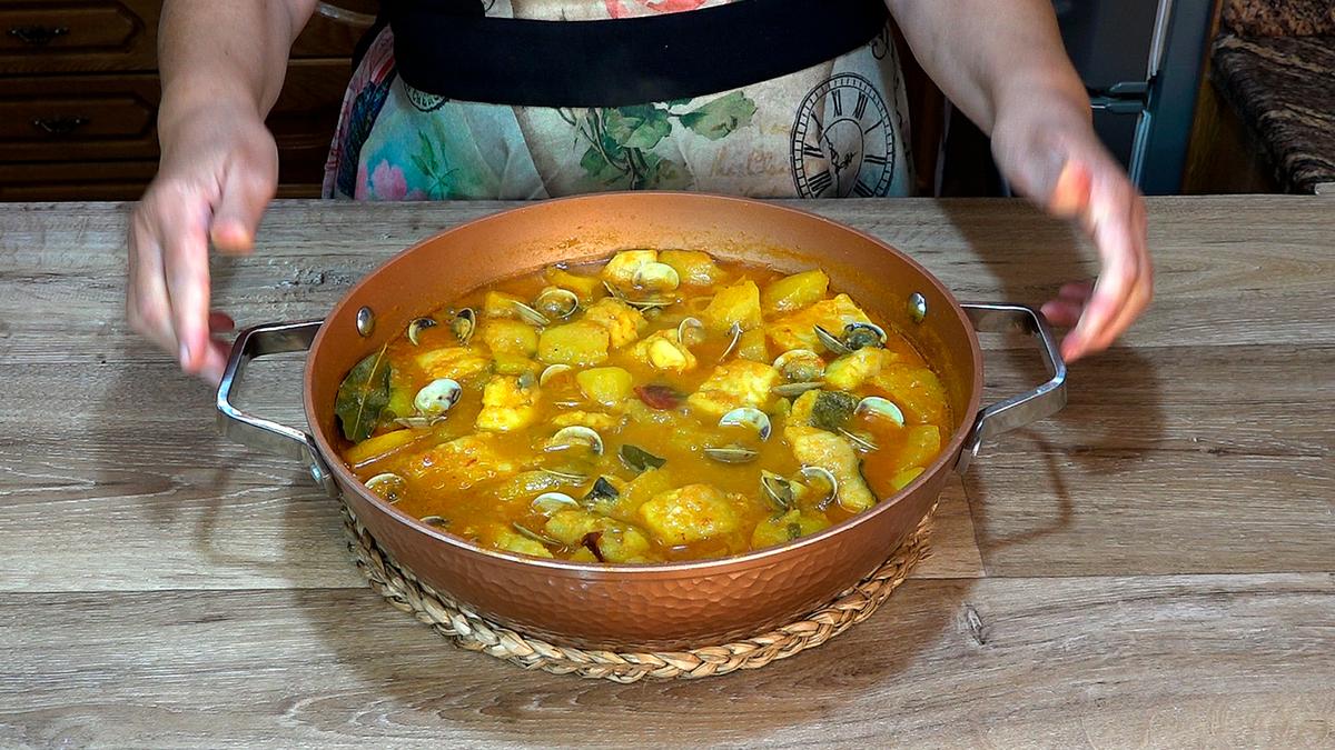 PATATAS CON BACALAO Y ALMEJAS, O GUISO DE CUARESMA - Semana Santa - Loli Domínguez - Foto 12