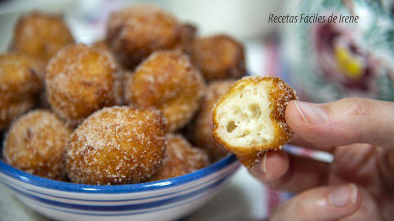 buñuelos de yogur con solo 5 ingredientes