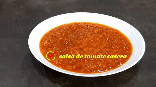 receta de salsa de tomate natural