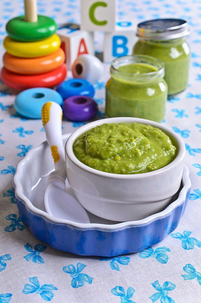 Receta de puré o crema de espinacas para bebés