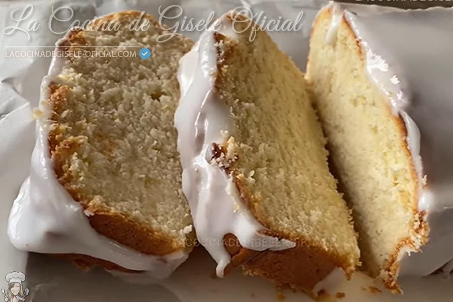 Panque de limon mas glaseado