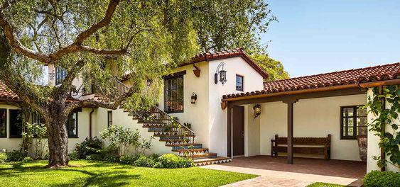 Fachadas de casas coloniales