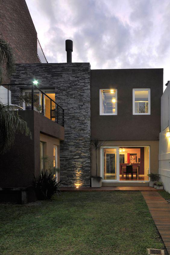 Ideas de casas pequeñas de dos pisos