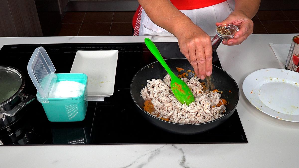 PASTEL DE BERENJENAS Y POLLO, ESTA RECETA ADEMÁS DE SER MUY SALUDABLE ESTA DELICIOSA - Loli Domínguez - Foto 10