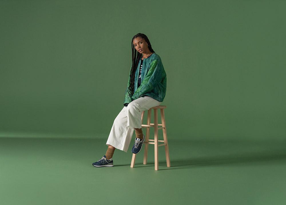 green leaf new balance