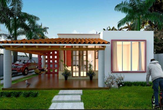 Casas de color blanco