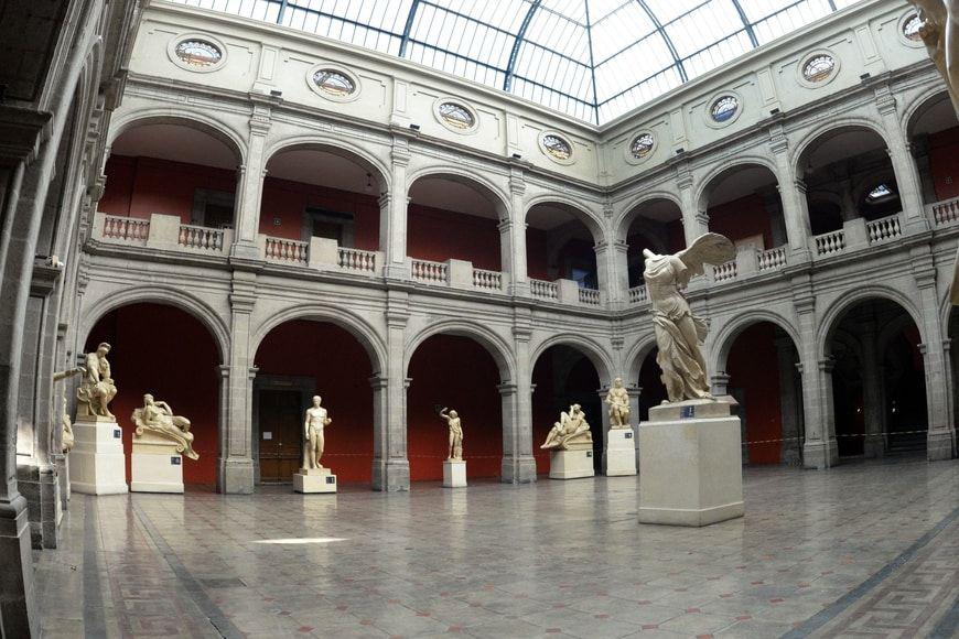 Interior de la Academia de San Carlos