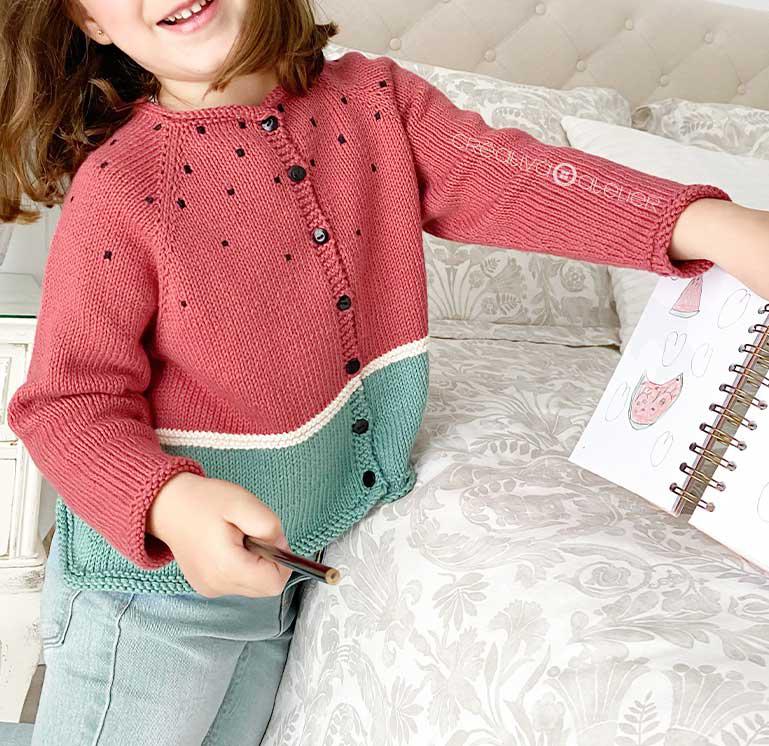 Como tejer la rebeca de punto SANDÍA - Patrón y Tutorial- Puesta 5