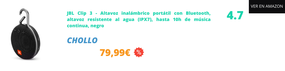 Altavoz portátil potente segunda mano