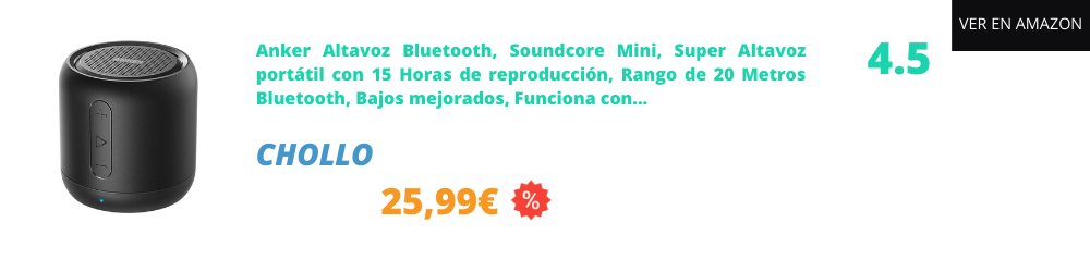 Altavoz potente para móvil