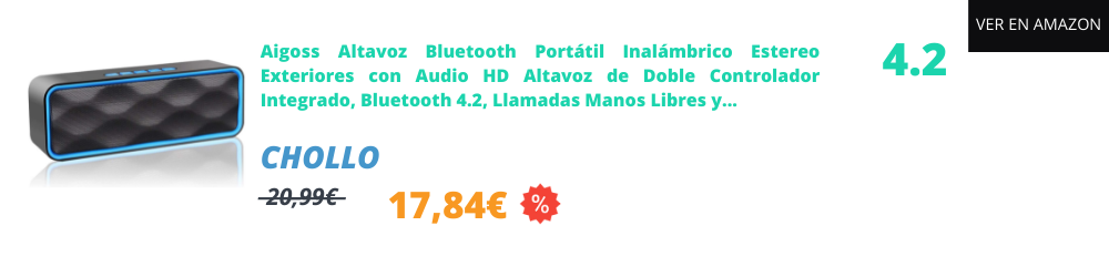 Altavoz potente para móvil