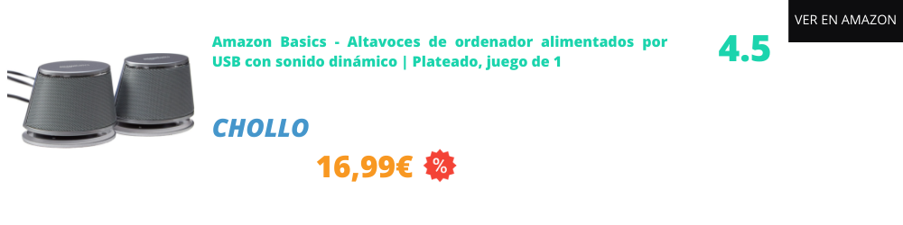 Altavoces potentes para ordenador
