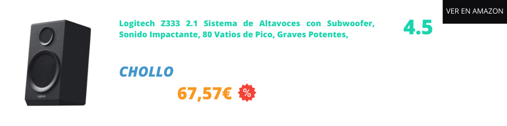 Altavoces potentes para ordenador