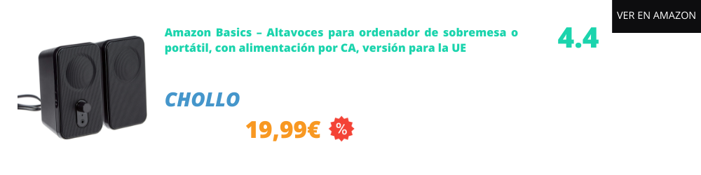 Altavoces potentes para ordenador