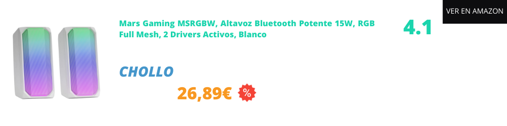Altavoces potentes para ordenador