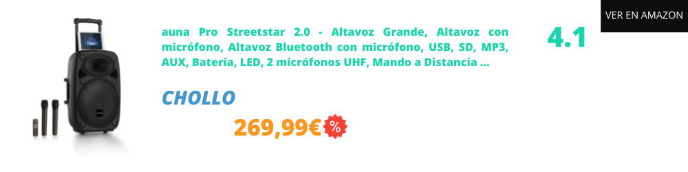 Altavoz bluetooth potente 1000w