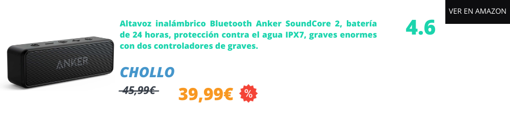 Altavoz bluetooth potente