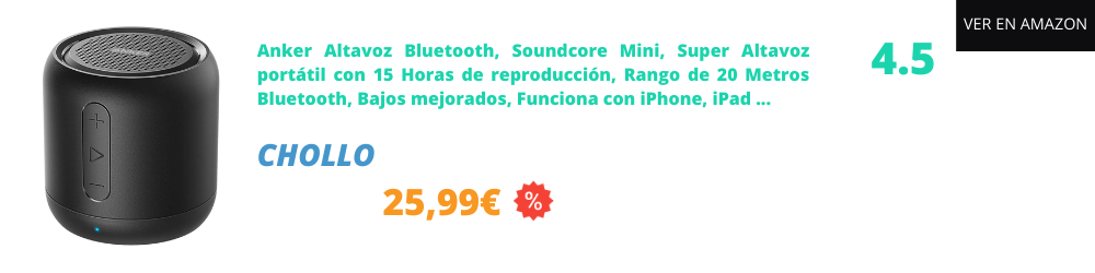 Altavoz bluetooth potente