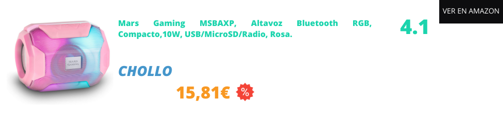 Altavoz bluetooth potente