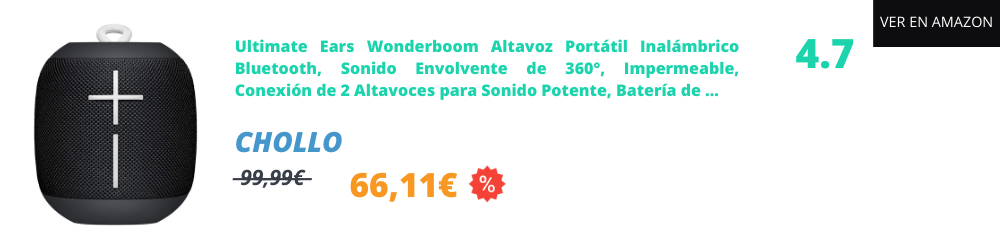 Altavoz bluetooth potente