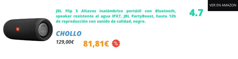 Altavoz bluetooth potente