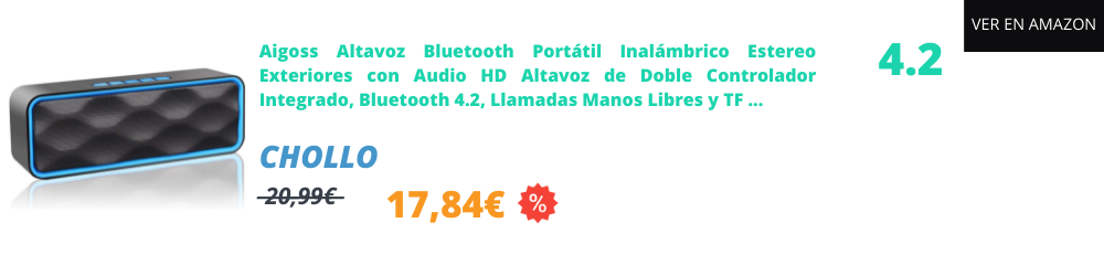 Altavoz bluetooth potente