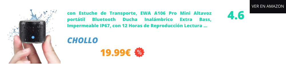 Altavoz bluetooth potente