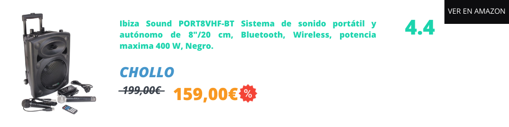 Altavoz bluetooth potente con micrófono