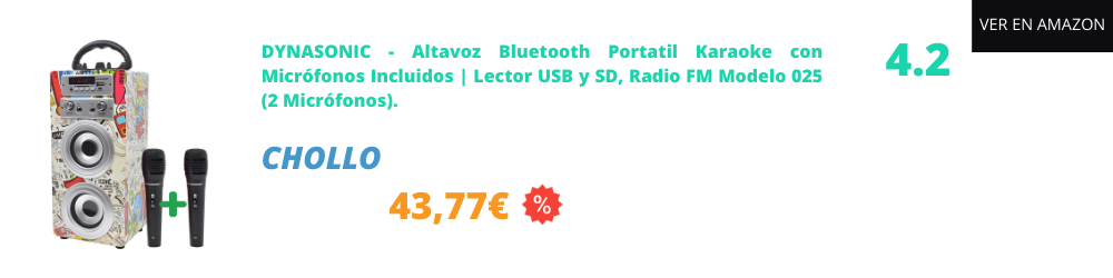 Altavoz bluetooth potente con micrófono