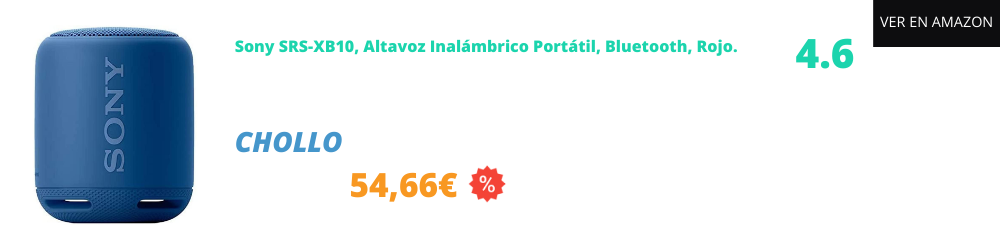 Altavoz bluetooth potente Sony