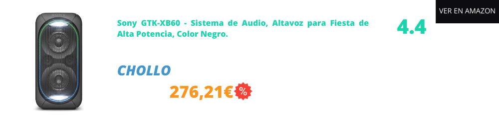 Altavoz bluetooth potente Sony