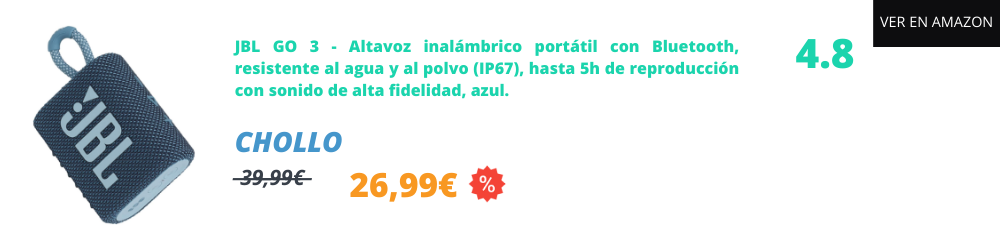 Altavoz bluetooth potente