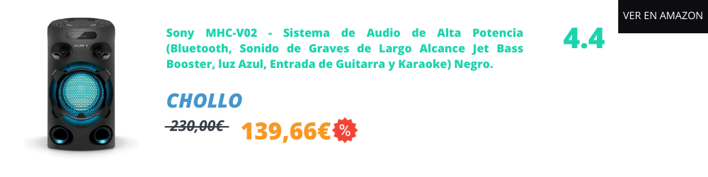 Altavoz bluetooth potente Sony