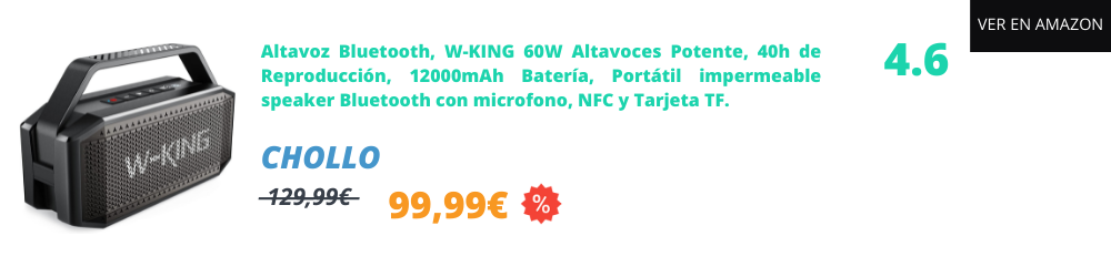 Altavoces bluetooth potentes para fiestas