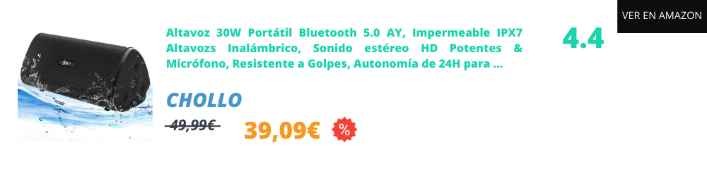 Altavoces bluetooth potentes para exterior