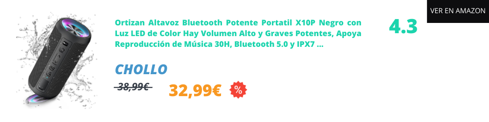 Altavoces bluetooth potentes para exterior