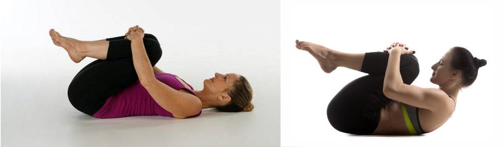 Apanasana (rodillas al pecho)