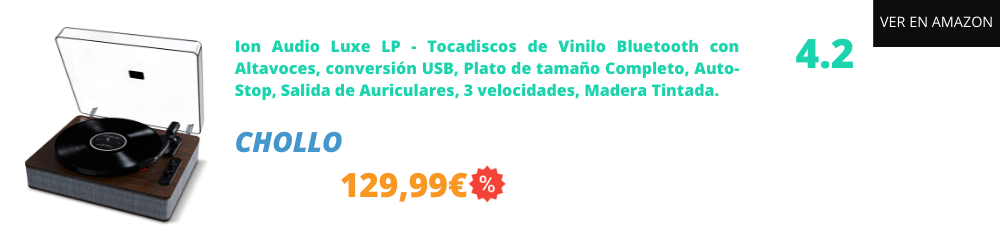 tocadiscos bluetooth amazon