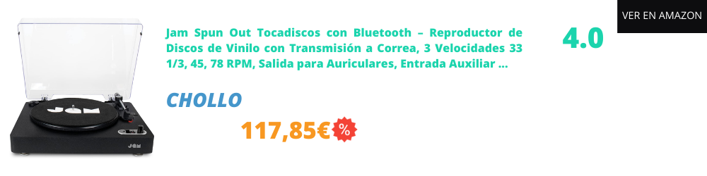 tocadiscos con altavoces activos