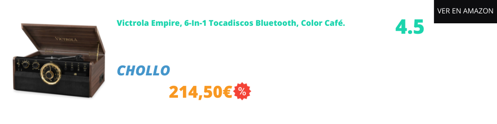 tocadiscos con altavoces incorporados