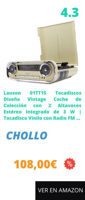 mejor tocadiscos bluetooth