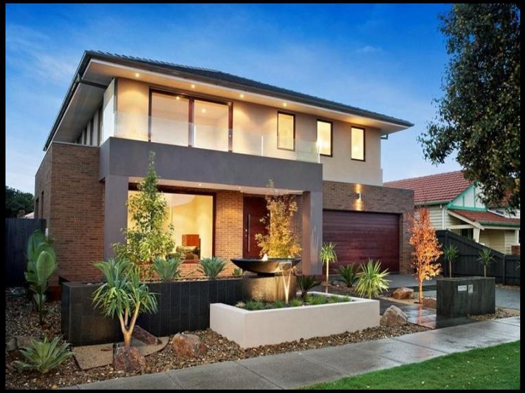 Casas de cemento y ladrillo