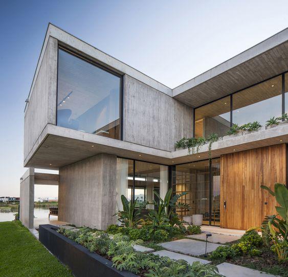 Ideas para casas de concreto minimalistas